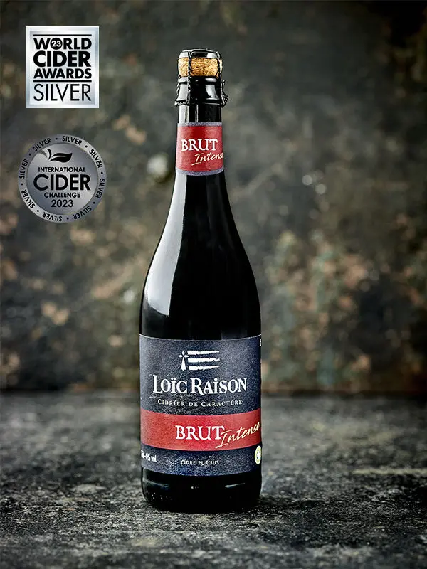 Cidre de Bretagne doux 2° AOC et HVE 75 cl