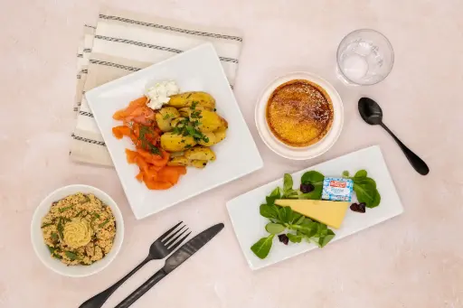 Plateau repas Le Saint Laurent - Saumon (sans fromage)