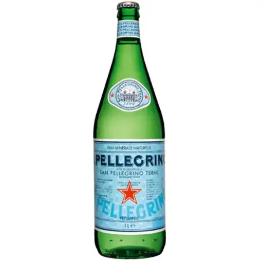 Eau minérale gazeuse 100 cl San Pellegrino (verre)