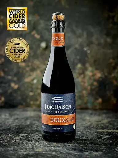 Cidre de Bretagne brut 2° AOC et HVE 75 cl